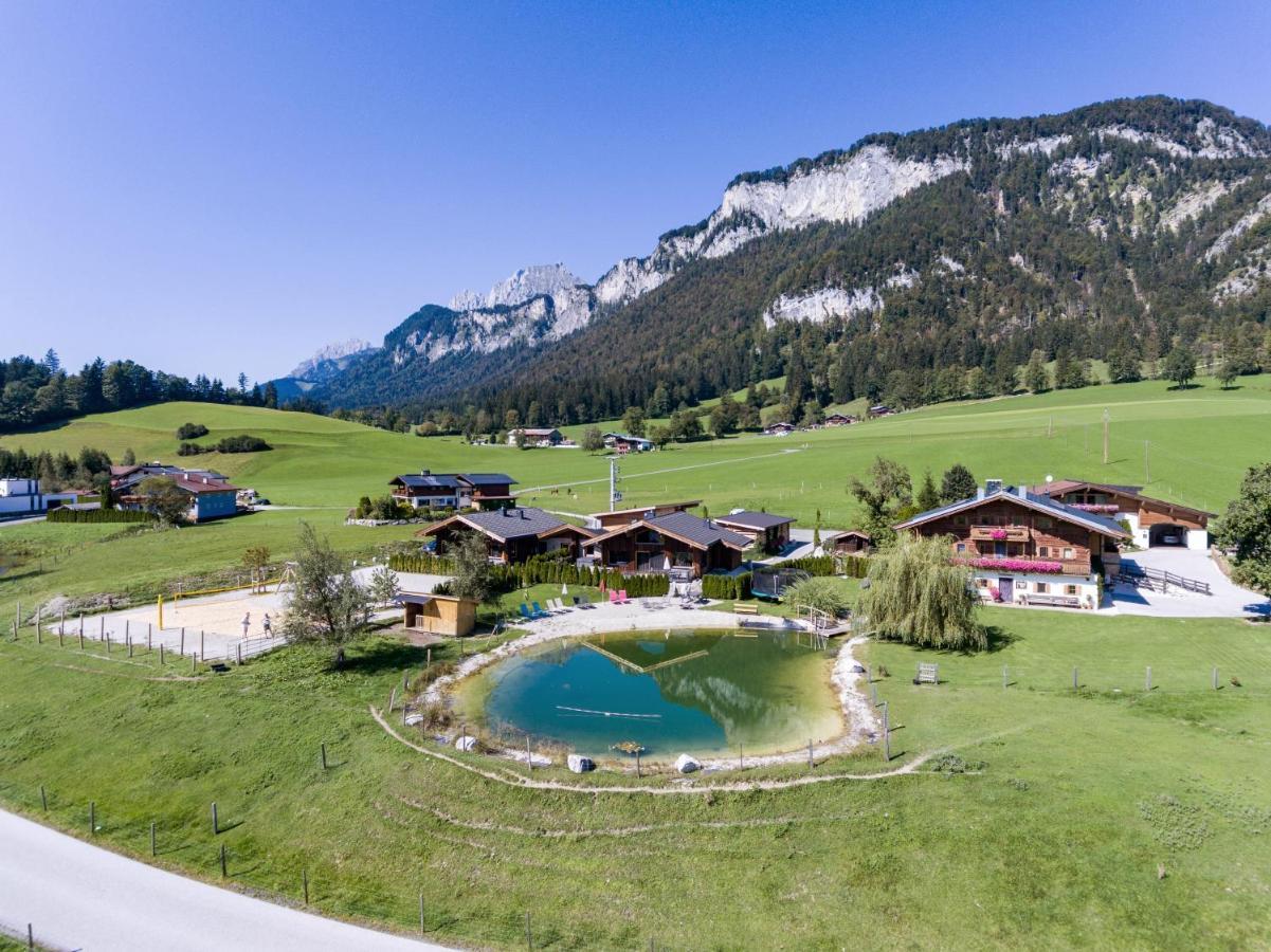 Narzenhof Wellness Chalets, Familien & Luxus Apartments Am Bauernhof Sankt Johann in Tirol Buitenkant foto
