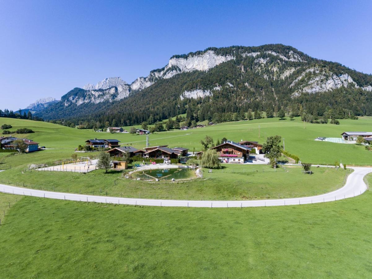 Narzenhof Wellness Chalets, Familien & Luxus Apartments Am Bauernhof Sankt Johann in Tirol Buitenkant foto