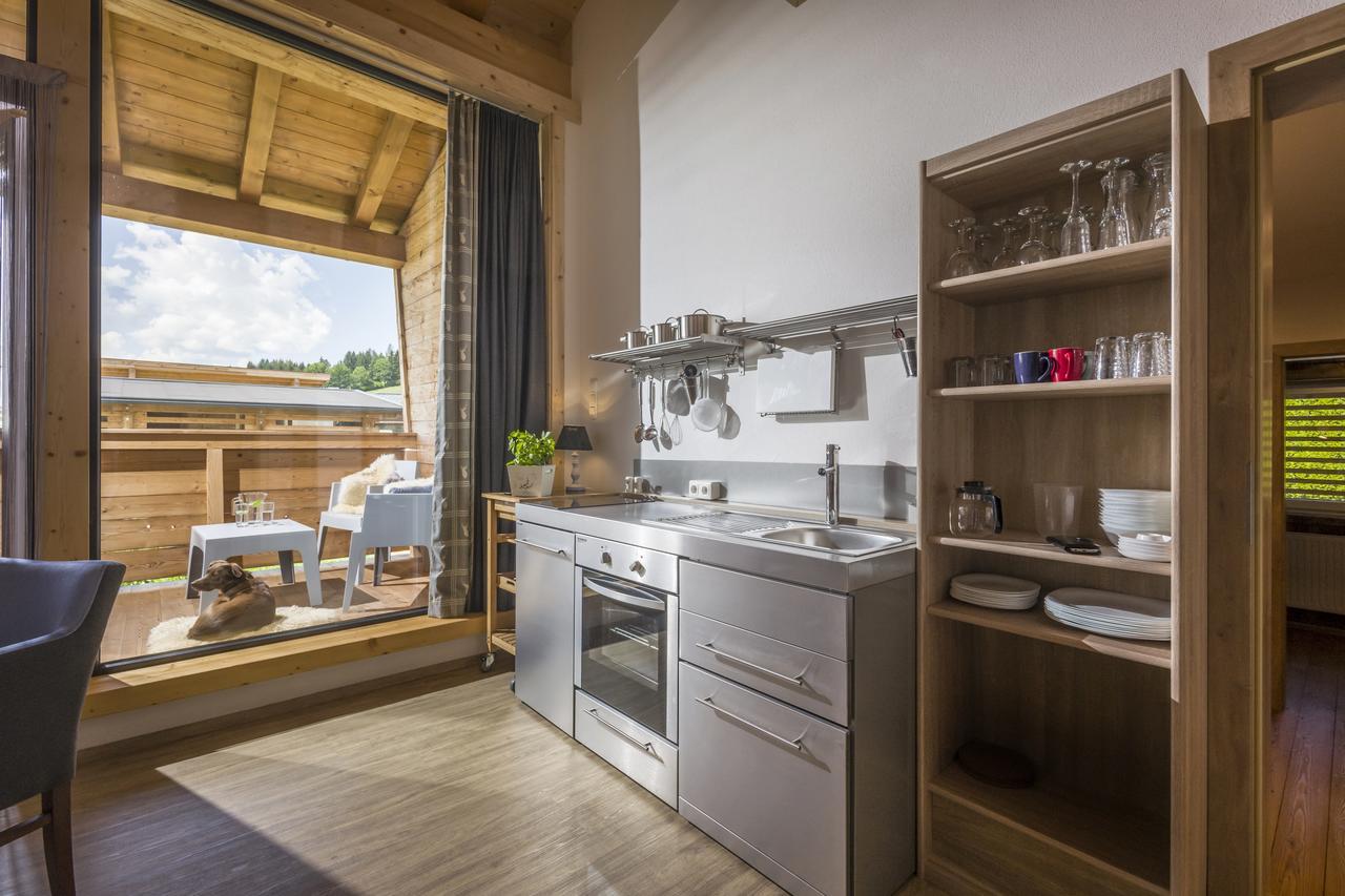 Narzenhof Wellness Chalets, Familien & Luxus Apartments Am Bauernhof Sankt Johann in Tirol Buitenkant foto