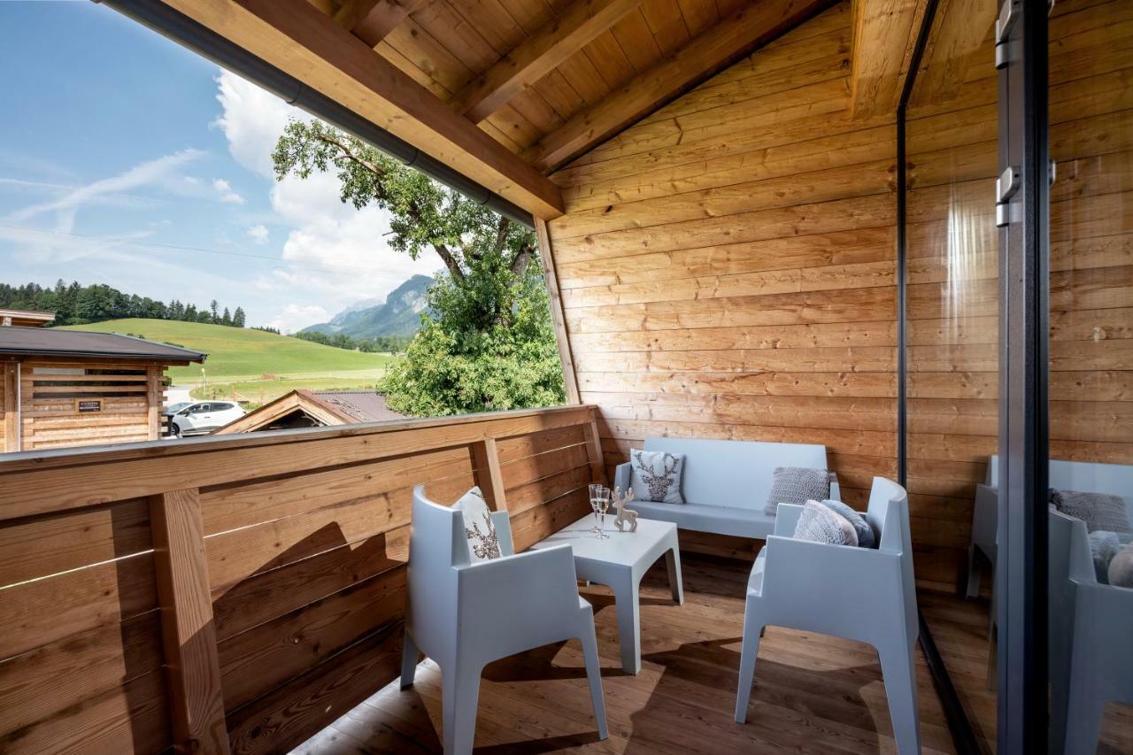 Narzenhof Wellness Chalets, Familien & Luxus Apartments Am Bauernhof Sankt Johann in Tirol Buitenkant foto