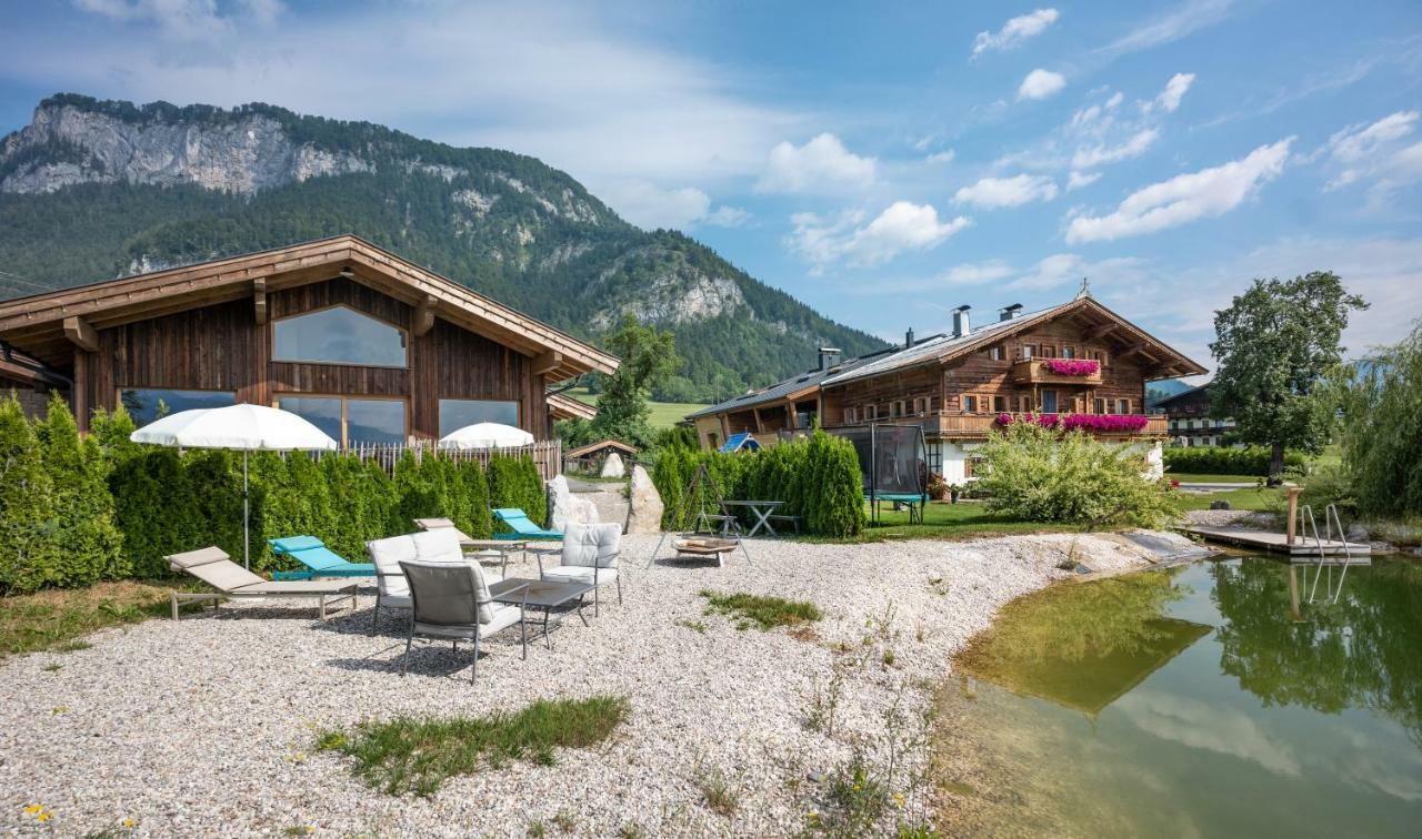 Narzenhof Wellness Chalets, Familien & Luxus Apartments Am Bauernhof Sankt Johann in Tirol Buitenkant foto